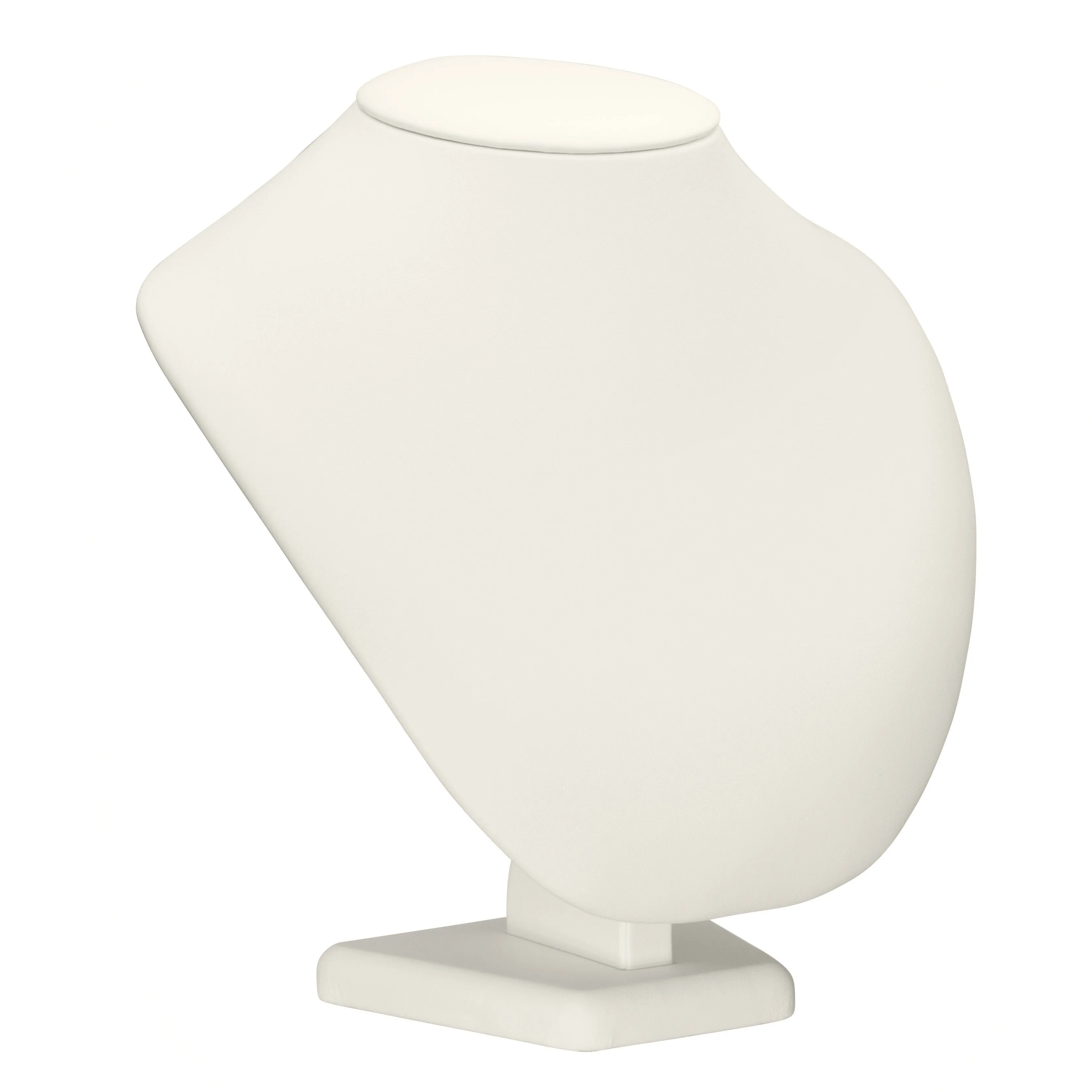 Large 8" Round Neck, Allure Leatherette Display Collection