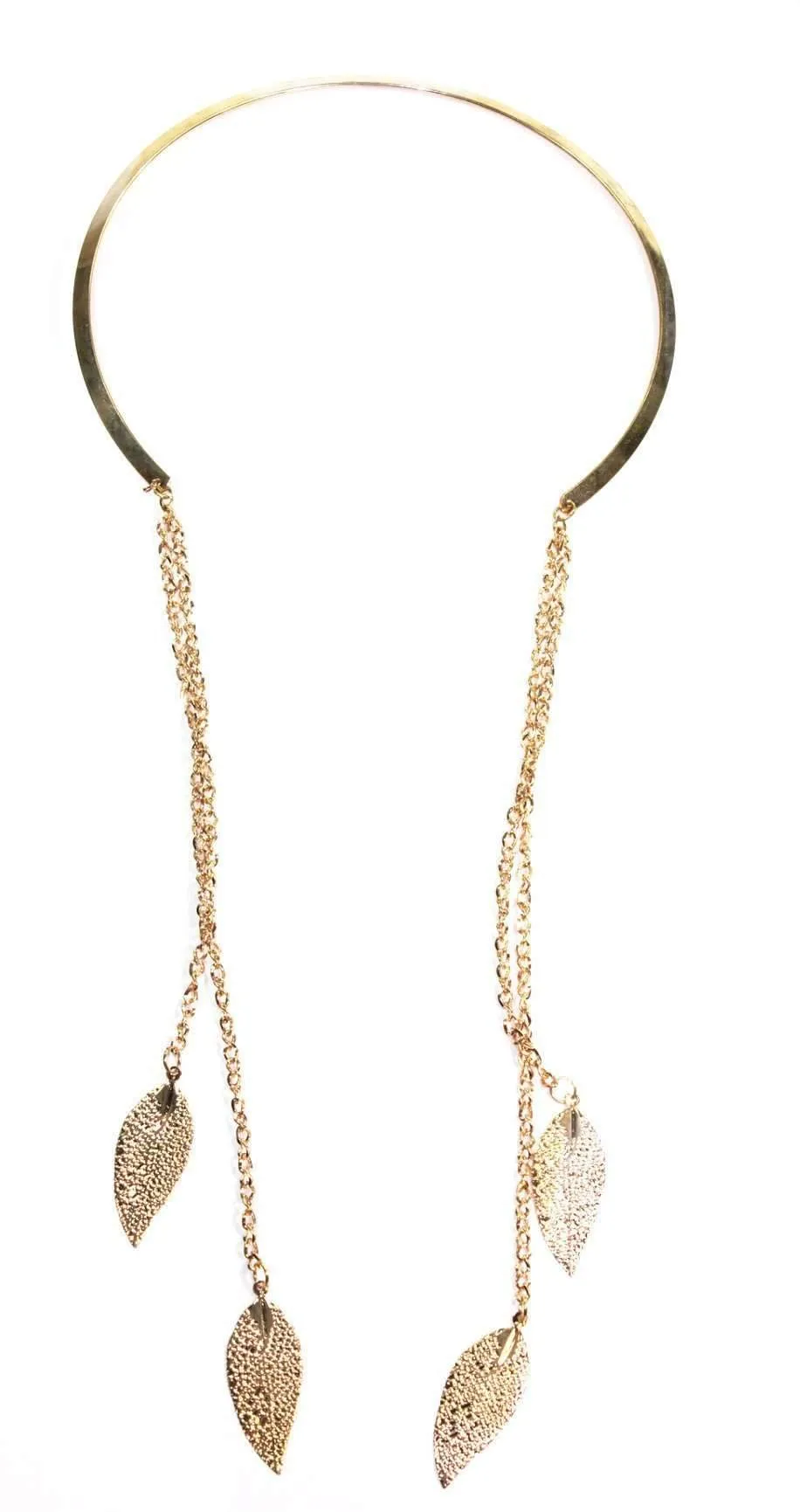 Leaflets Backdrop Choker Necklace
