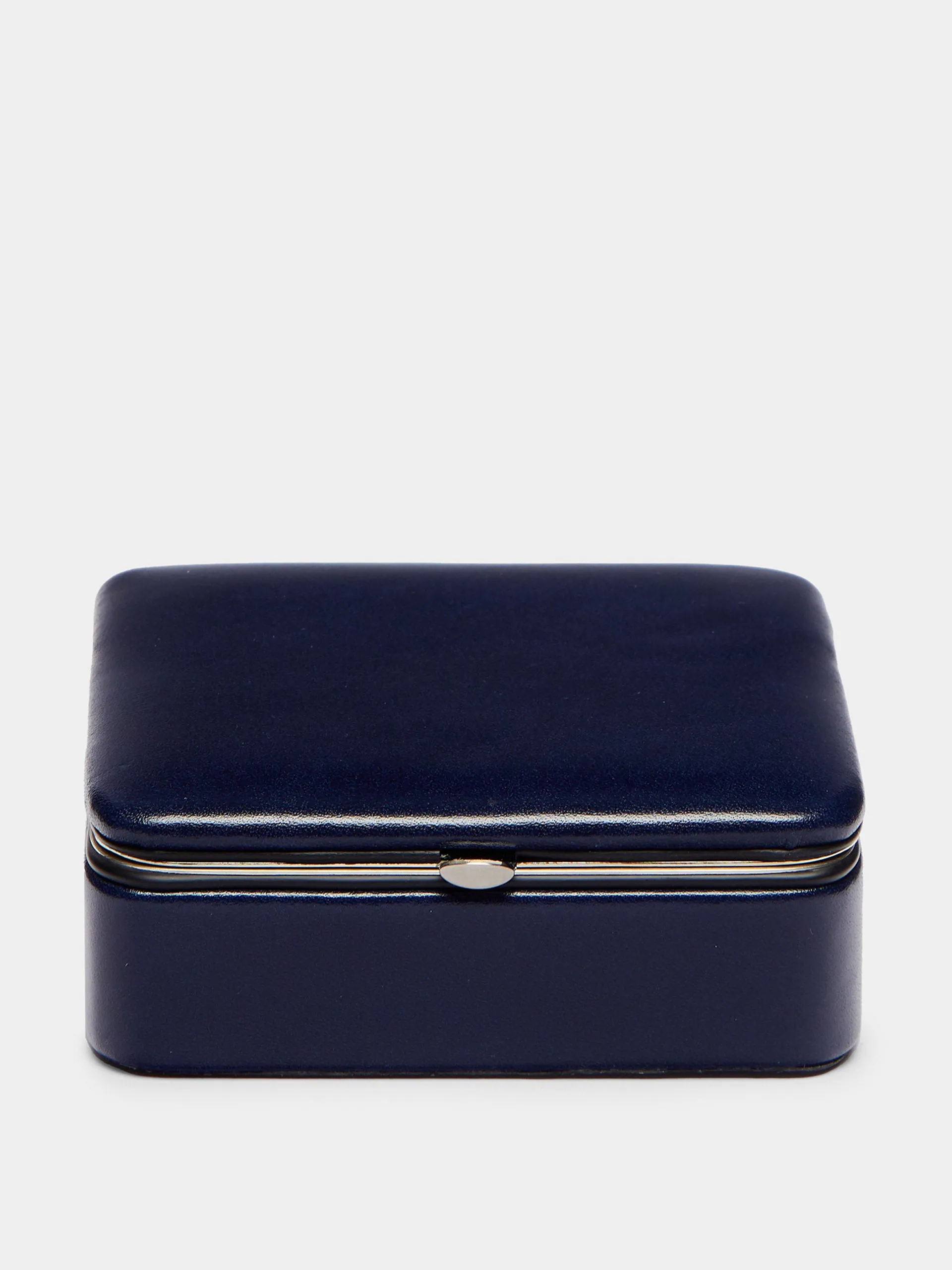 Leather travel jewellery box