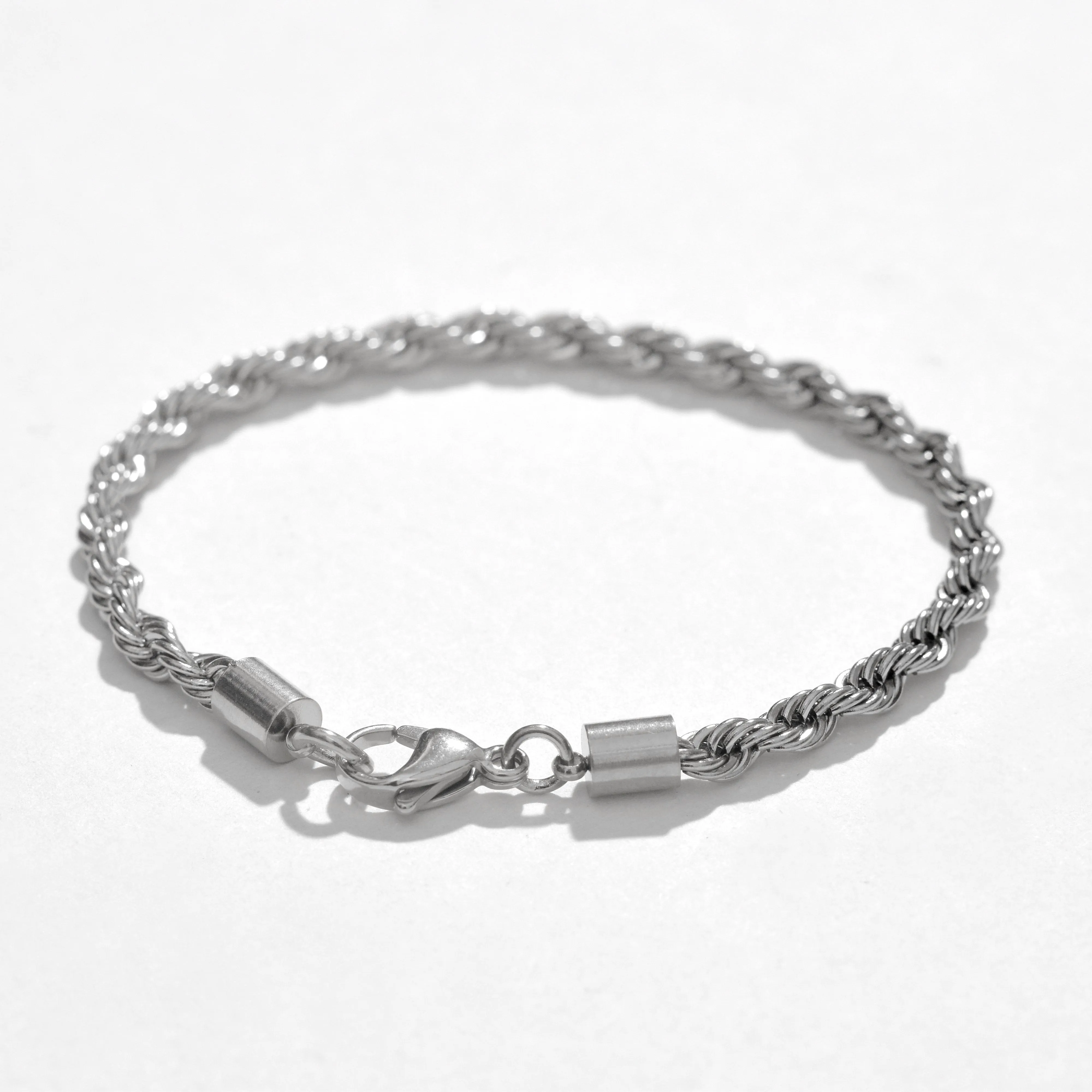 Lucia Rope Bracelet/Anklet | Silver
