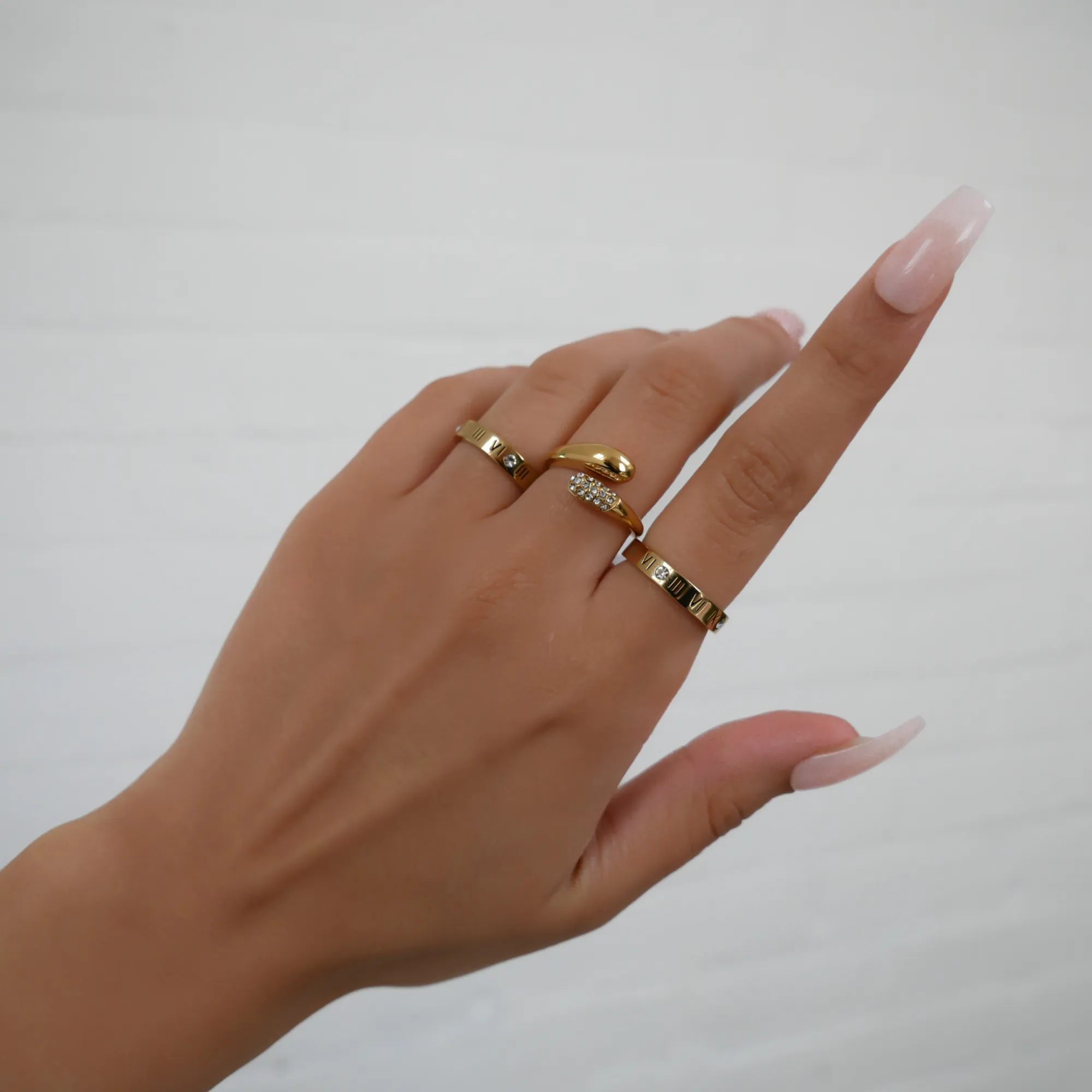 Melia Adjustable Snake Ring