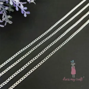 Mini Curb Chain - Silver