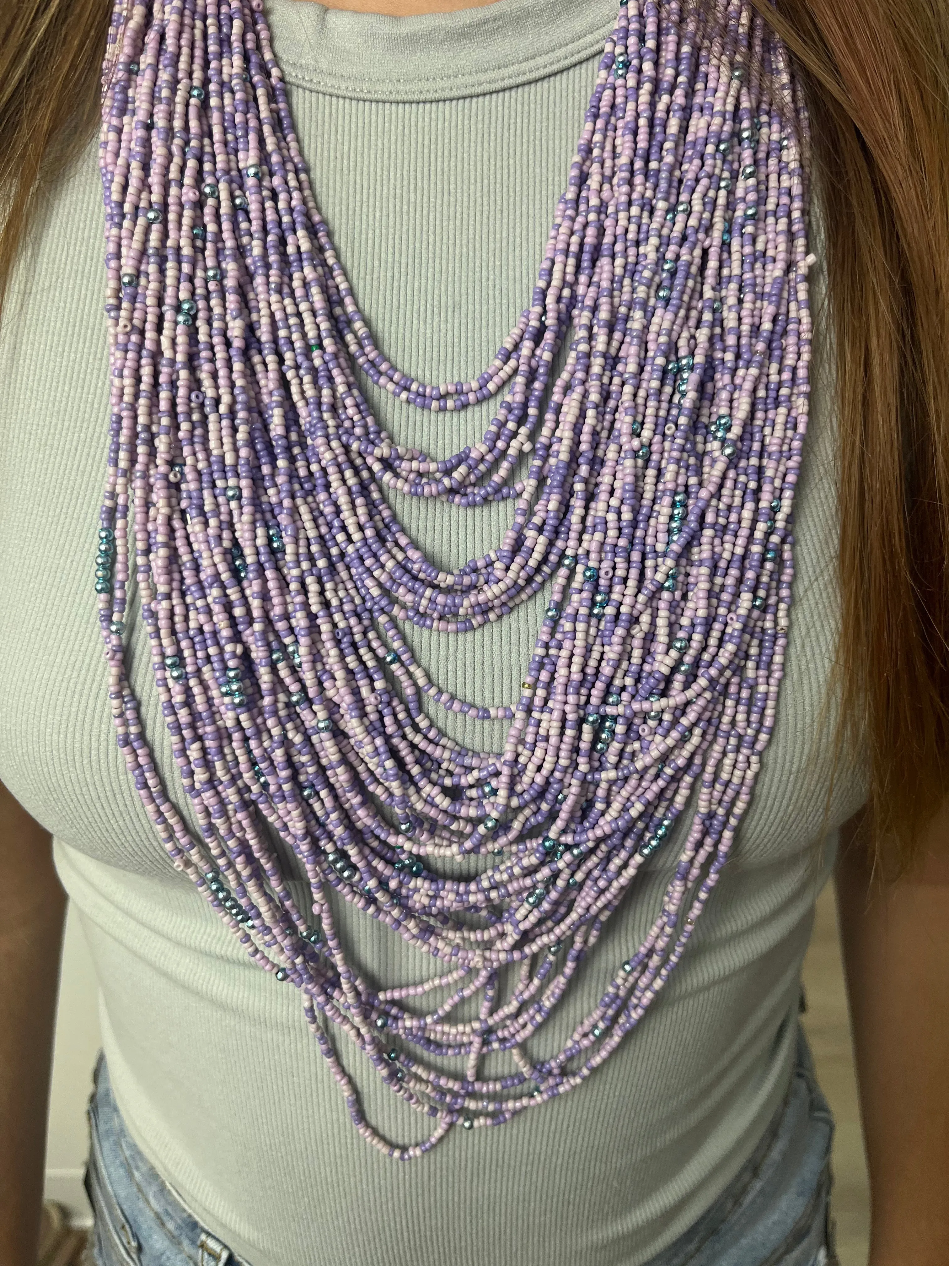 Multi strands Beads Necklace
