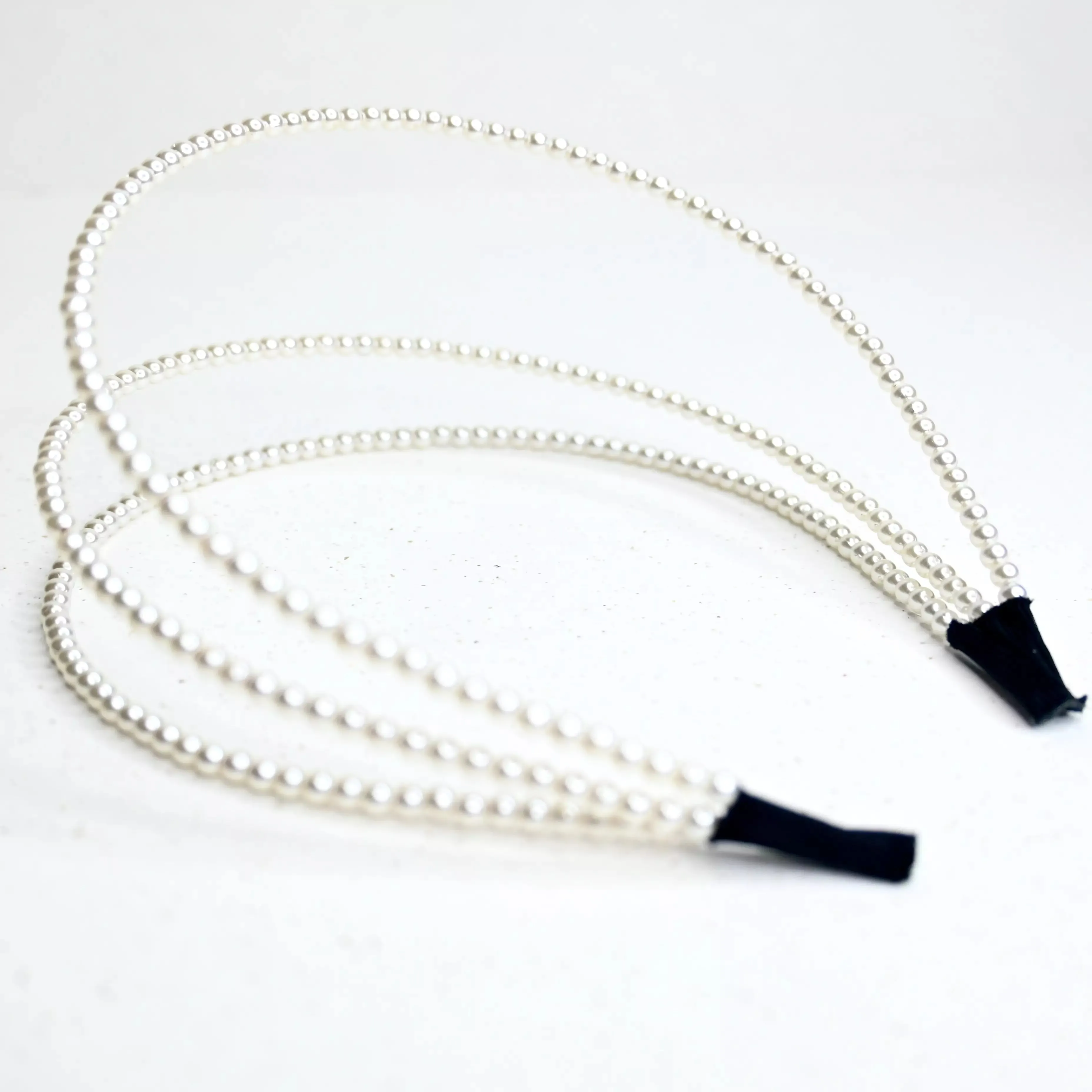 Netherfield Ball Triple Row Pearl Headband