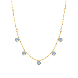 Nilaï LouLou Necklace - Blue