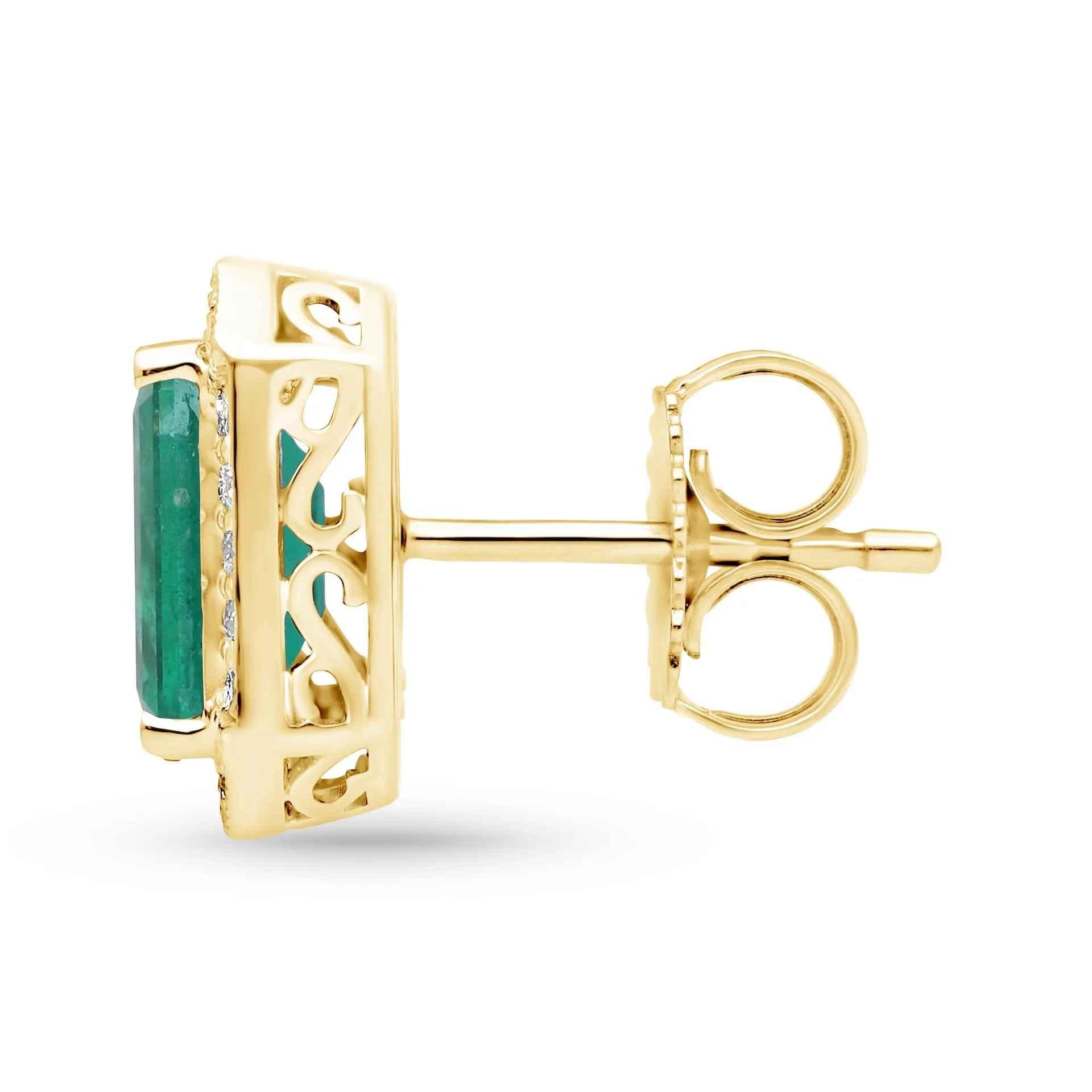 Nouveau Earrings - WG