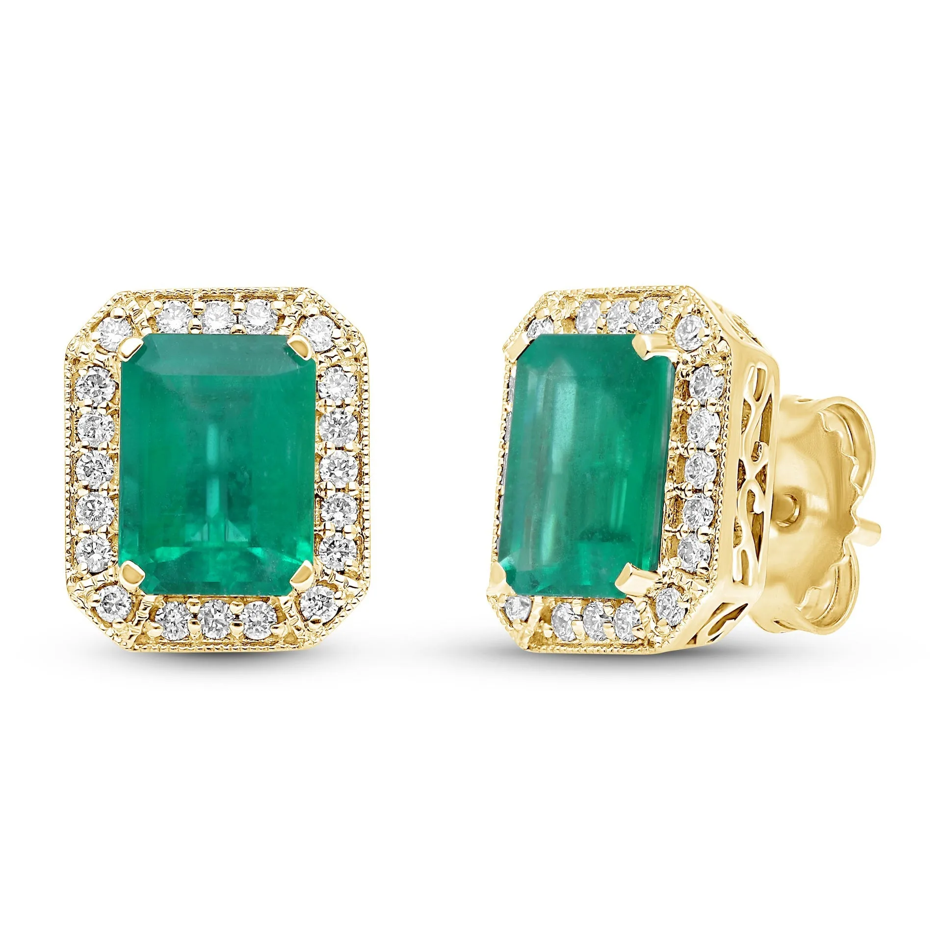 Nouveau Earrings - WG
