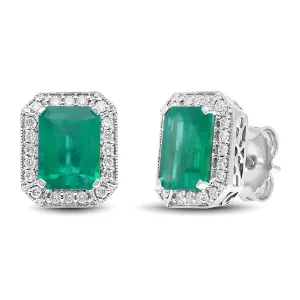 Nouveau Earrings - WG