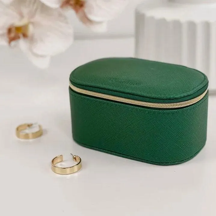 Olive Jewellery Box | Forest Green