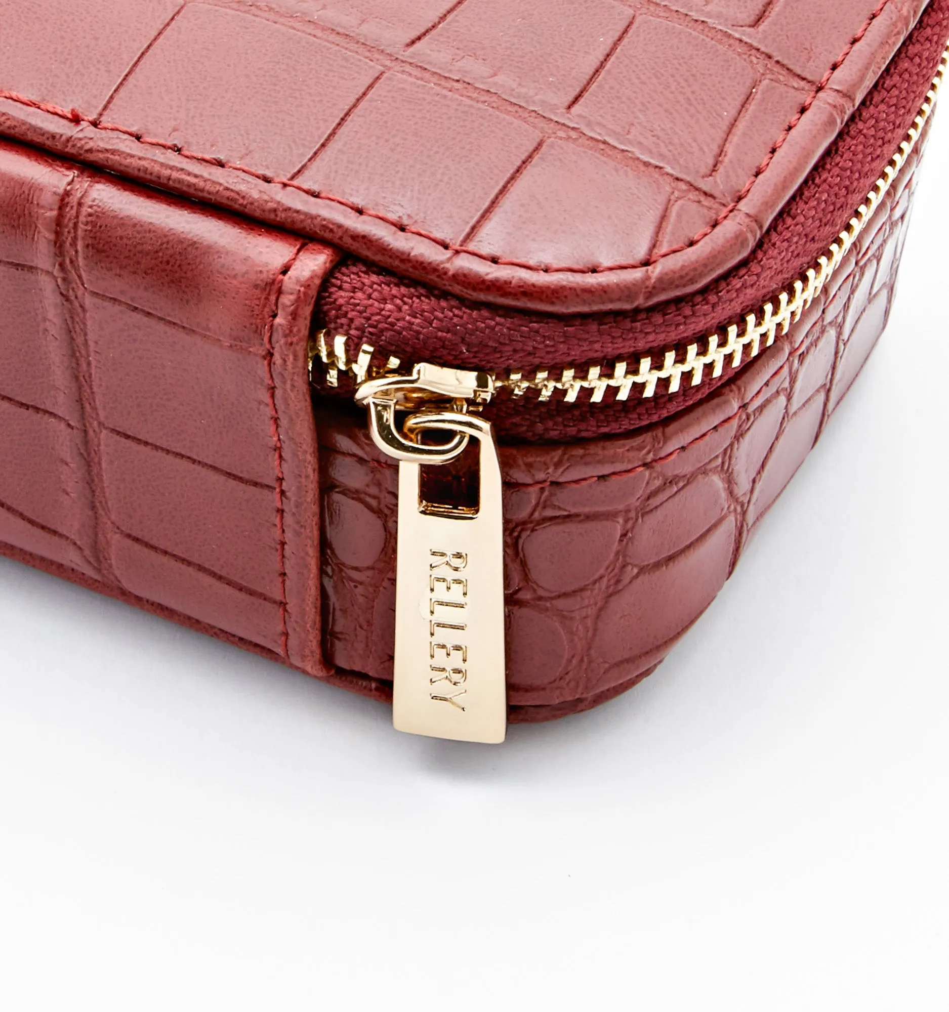 On The Go Jewelry Case Rouge Red