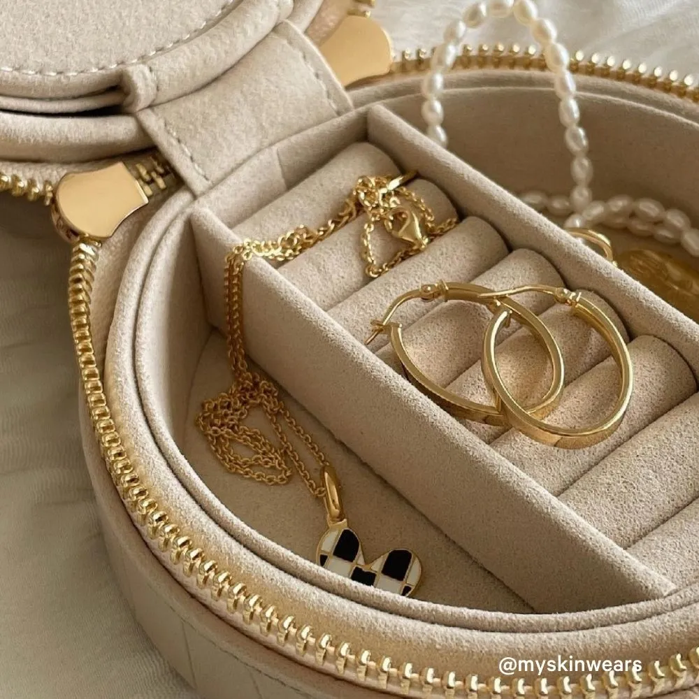 On The Go Jewelry Case Rouge Red