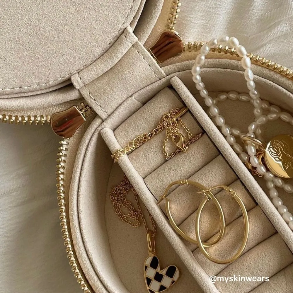On The Go Jewelry Case Rouge Red