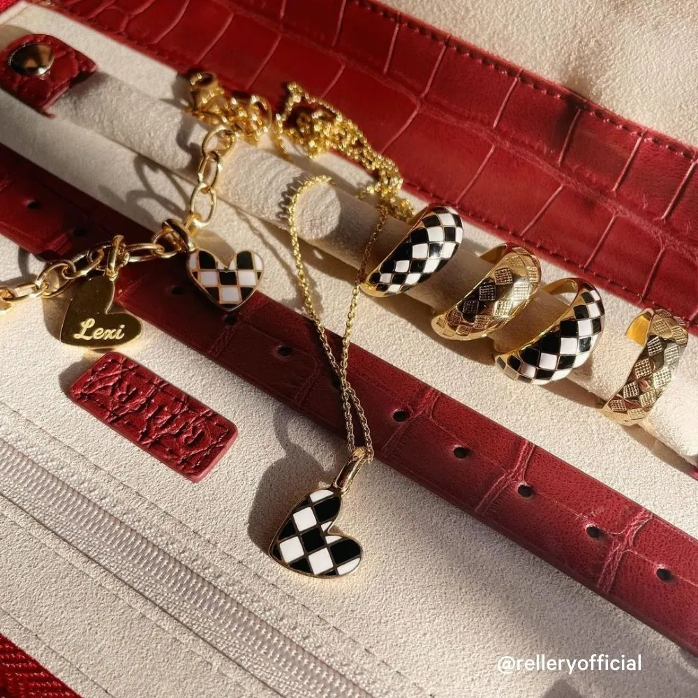 On The Go Jewelry Case Rouge Red