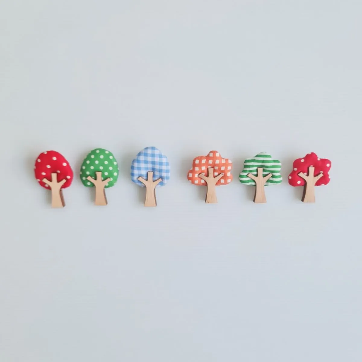 Orange Apricot Tree Brooch