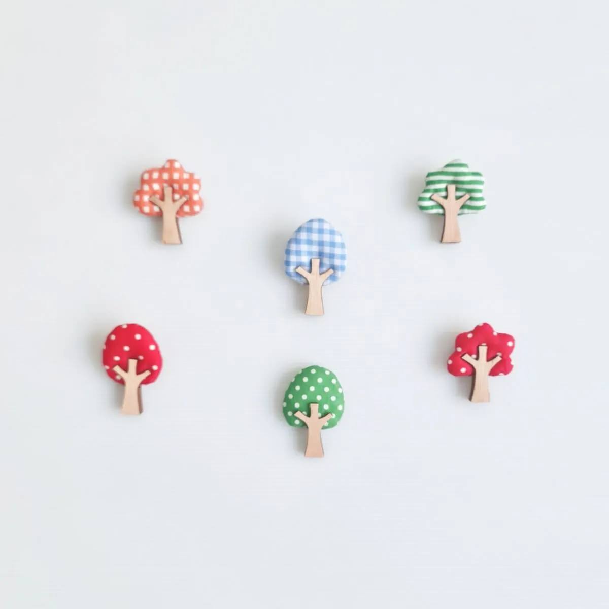 Orange Apricot Tree Brooch