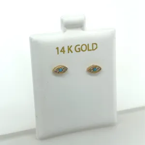 Oval Pave Eyes CZ Studs