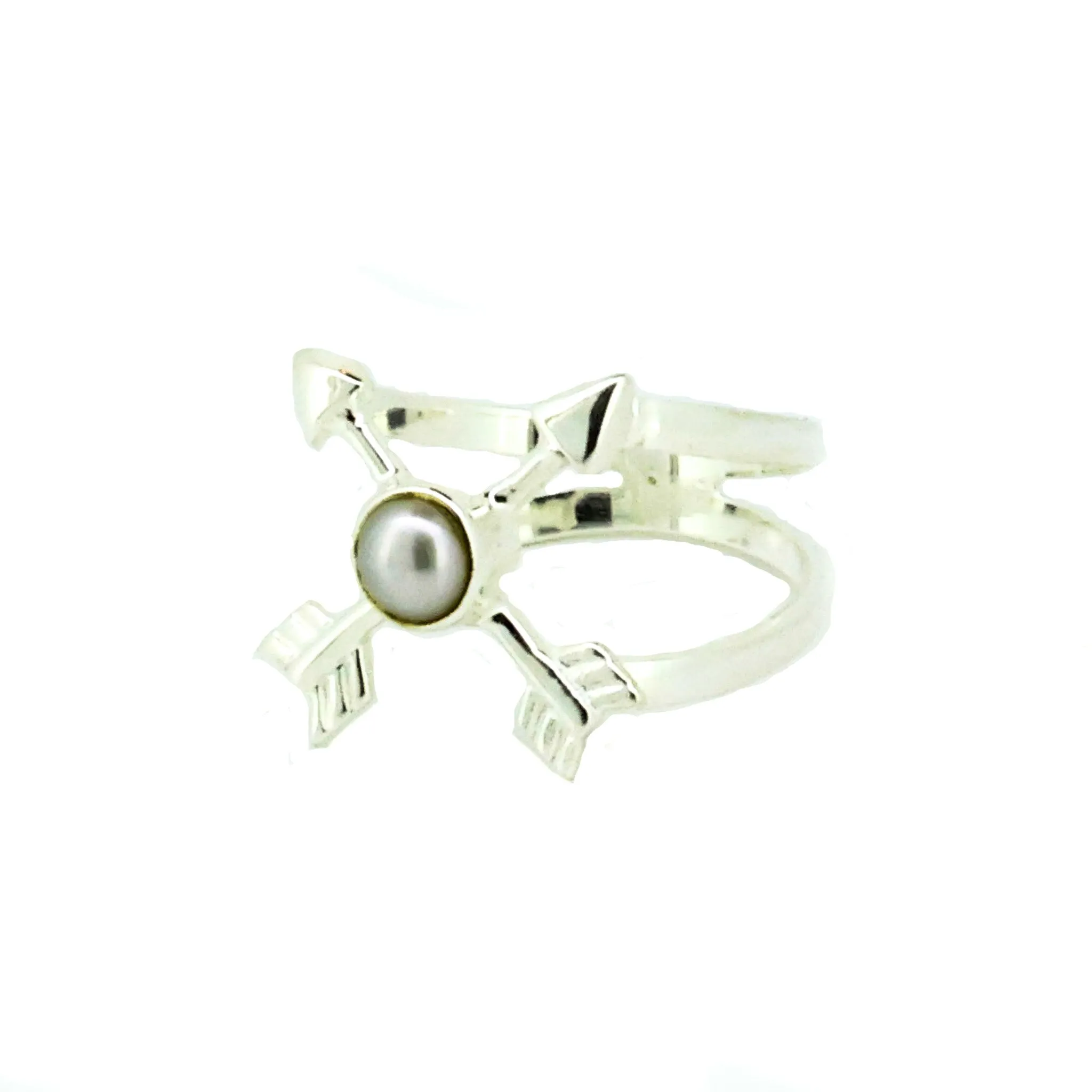 Pearl Tide Arrow Ring