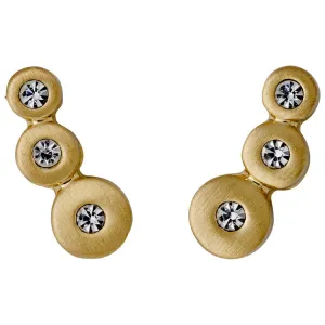 Pilgrim BELLA crystal earrings gold-plated