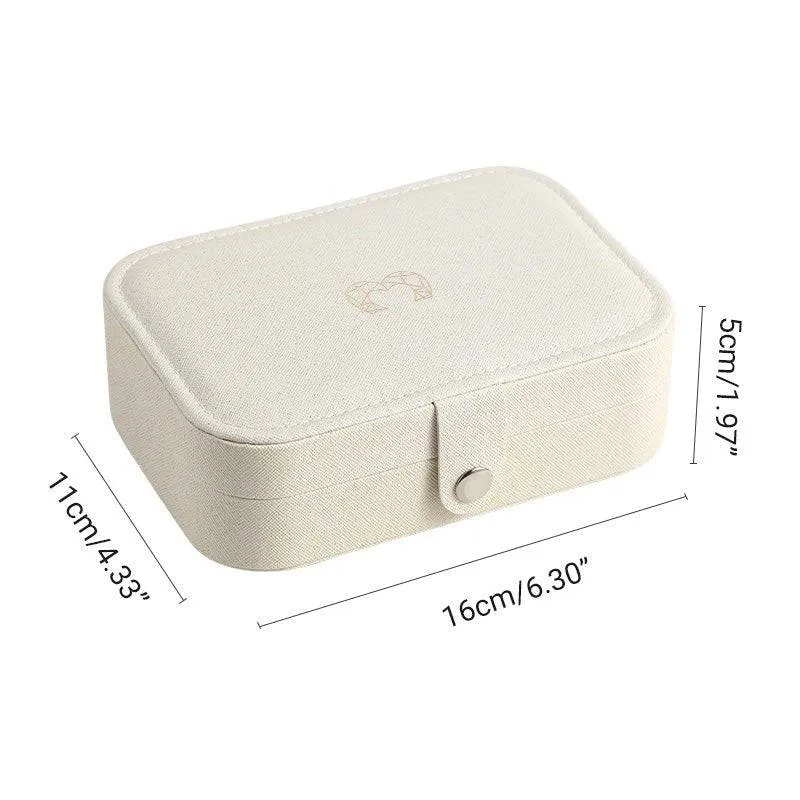 "Le Petit" Jewelry Box ~ Rose/White