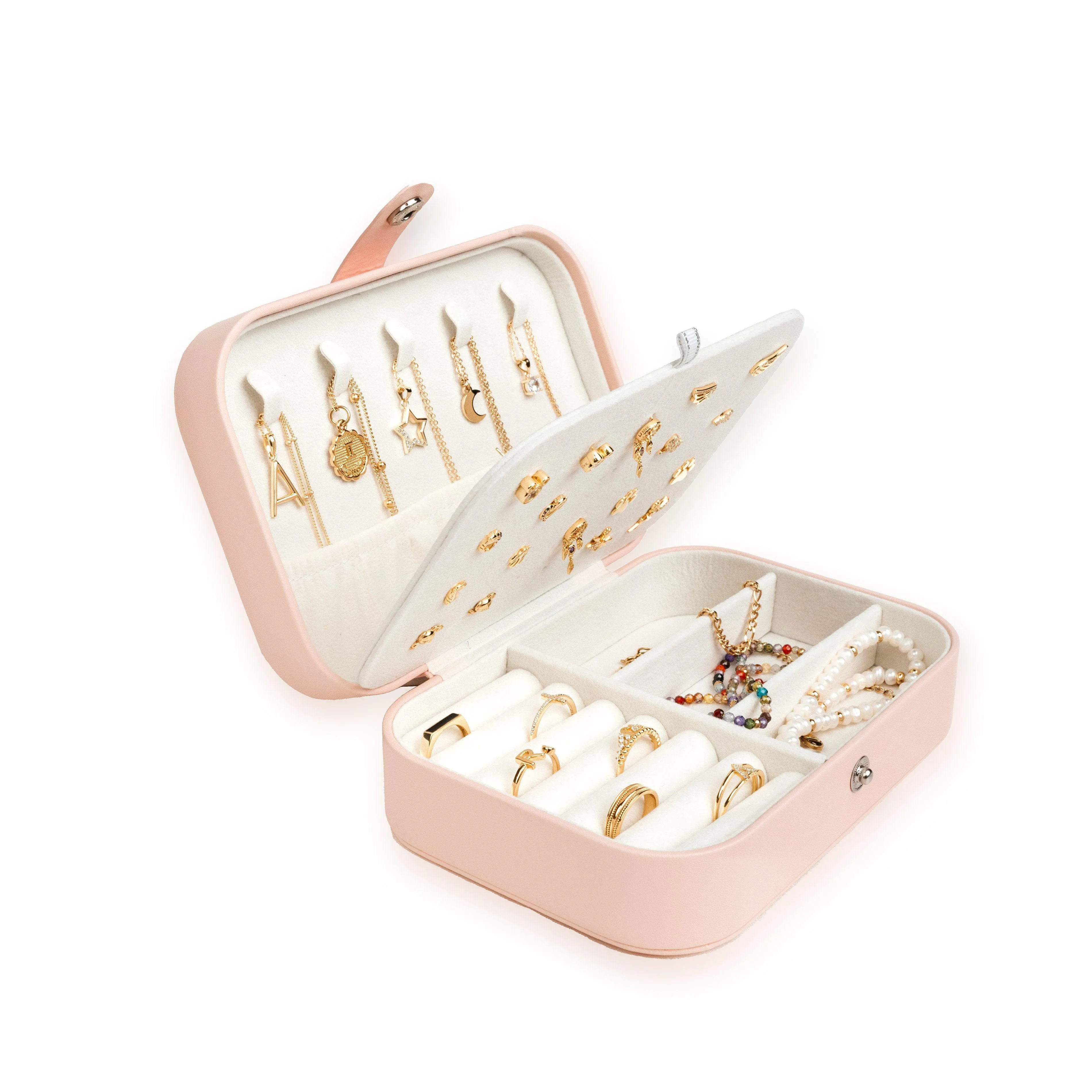 "Le Petit" Jewelry Box ~ Rose/White
