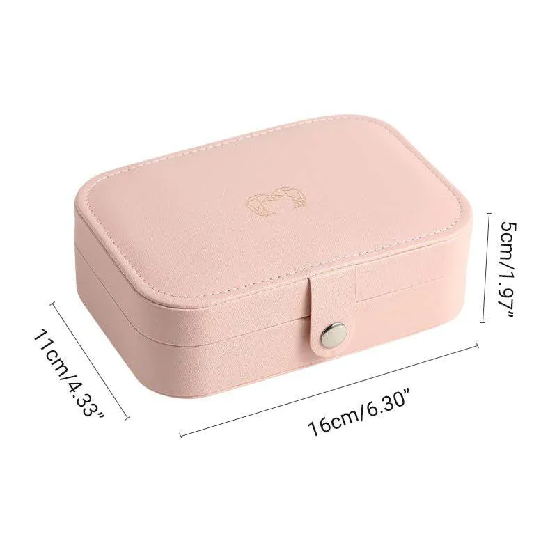 "Le Petit" Jewelry Box ~ Rose/White