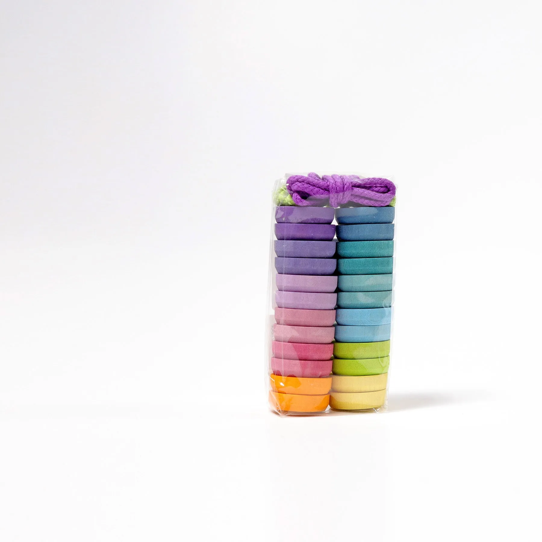 Small Wooden Buttons Pastel