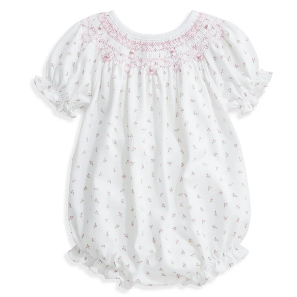 Smocked Pima Casey Bubble -- Bitsy Berry