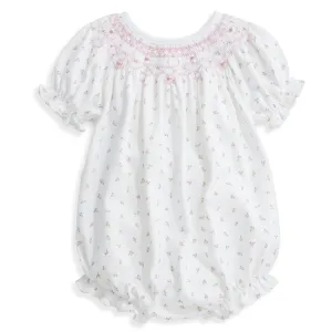 Smocked Pima Casey Bubble -- Bitsy Berry