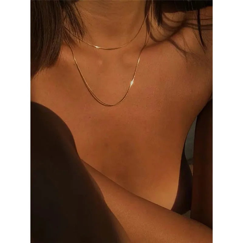 Soft Snake Bone Chain Fashion Lady