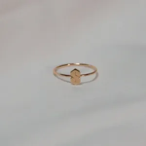 Super Cool "S" Ring - Solid 14kt