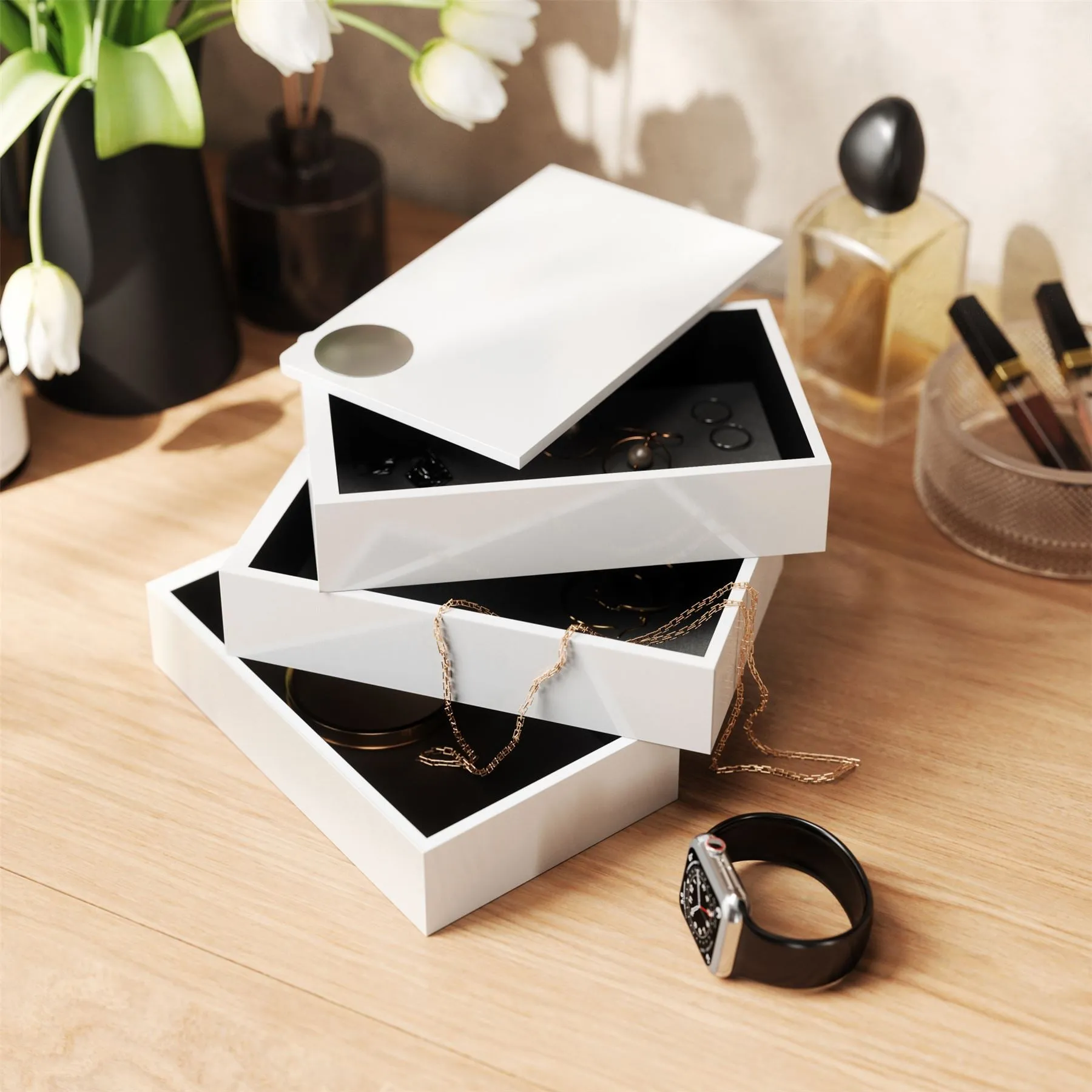 Umbra Spindle 3 Tiered Jewellery Box