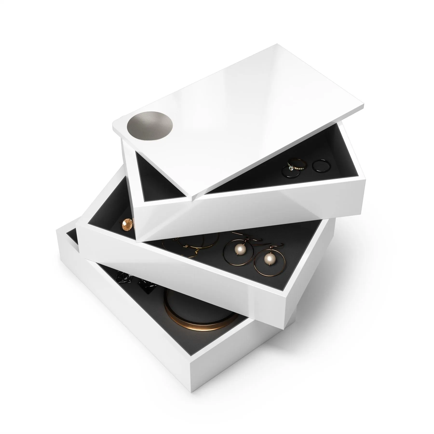 Umbra Spindle 3 Tiered Jewellery Box