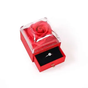 Valentines Day Soap Rose Flower Gift-صناديق هدايا