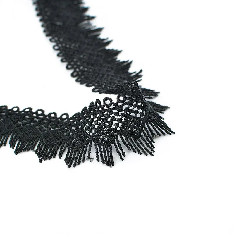 VenusFox Vintage Black&White Lace Choker