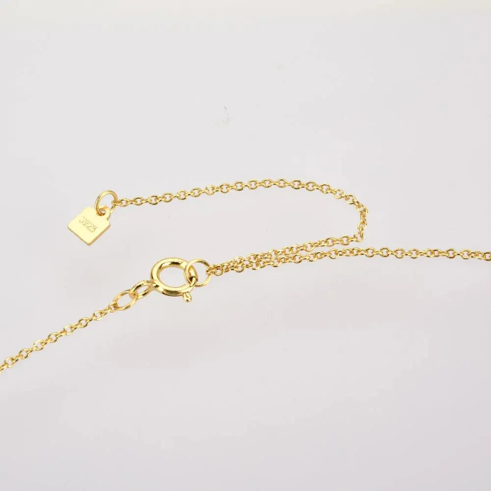 Winter Sterling Silver Gold Evil Eye Huggies Hoop Necklace Clips